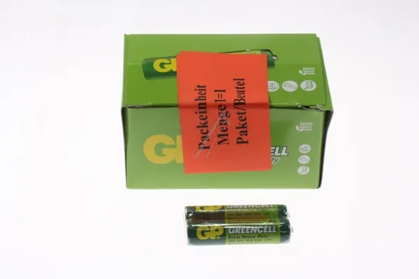 Batterij AAA Greencell of Philips (per 2 stuks)